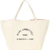 Karl Lagerfeld Shopper 'Rue St-Guillaume' beige / negro