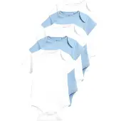 Next Pijama entero/body azul claro / blanco