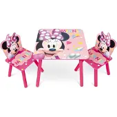 Disney Juego De Mesa Y Sillas Para Niños Disney Set Minnie