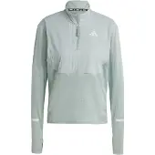 Adidas adidasSudadera Ultimate Hi Vis Reflective 1/2-Zip XS Silver Green Mujer
