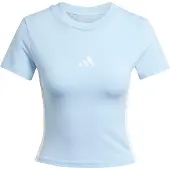 Adidas Camiseta funcional 'Essentials' azul claro / blanco
