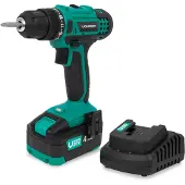 Vonroc Taladro Inalámbrico 20V | Incl. batería 4.0Ah y cargador