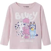 TWO SOON Camiseta 'Bluey' azul claro / rosa / rosé / blanco