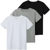 TWO SOON Camiseta gris / negro / blanco