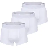 Marc O'Polo Calzoncillo boxer 'Essentials' gris claro / blanco