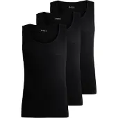 BOSS para hombre. 50542132 Pack de 3 camisetas Classic negro (XXL), Homewear, Algodón, Sin mangas / Tirantes, outlet 2026.