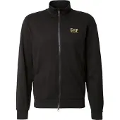 Emporio Armani Sudadera con cremallera miel / negro
