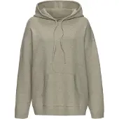 Elbsand Sudadera gris / blanco