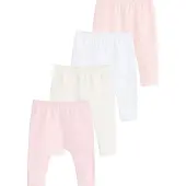 Next Leggings amarillo / rosa / blanco