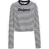 Desigual , Camiseta , Algodon, Negro, XS