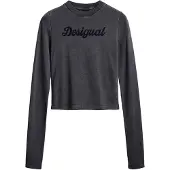 Desigual , Camiseta , Algodon, Azul, L