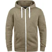 !Solid Sudadera con cremallera 'Olli' beige