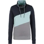 Oxmo Sudadera 'Agda' azul / gris