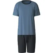 Calida Pijama corto azul noche / ópalo