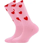Ewers Calcetines rosa / rojo