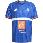 Adidas Camiseta de fútbol 'France Handball Replica' azul / naranja / blanco