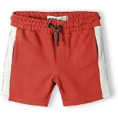 MINOTI Pantalón rojo / negro / blanco