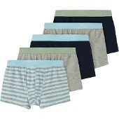 Name it Calzoncillo azul noche / azul claro / gris moteado / verde