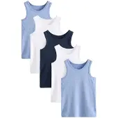 Next Camiseta térmica navy / azul claro / blanco