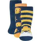 Ewers Calcetines azul oscuro / amarillo / naranja / blanco