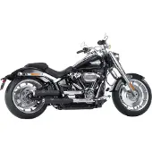 Falcon Sistema de escape Double Groove SOFTAIL 21- BL