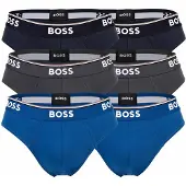 BOSS Braga azul / gris / blanco