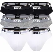 BOSS Braga gris moteado / negro / blanco