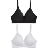 Next Sujetador negro / blanco