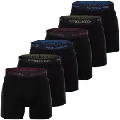 Scotch & Soda Calzoncillo boxer azul / rojo oscuro / negro