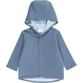Fixoni Sudadera con cremallera azul paloma / azul claro / blanco