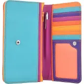 Mywalit Cartera Piel natural 17 cm naranja