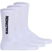 Salomon - Everyday Crew 3-Pack - Calcetines multifuncionales size 42-44, blanco