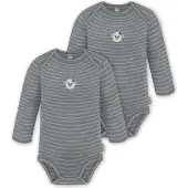 Normani Pijama entero/body 'Auckland' piel / gris / blanco
