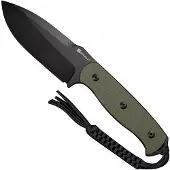 SENCUT Toxodon S24036-2 Black, Green G10, cuchillo fijo