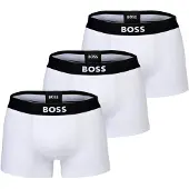 BOSS Calzoncillo boxer 'David Beckham' negro / blanco