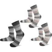 Normani Calcetines beige / gris / negro
