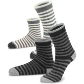 Normani Calcetines gris / blanco