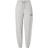 Adidas Pantalón deportivo 'ESSENTIALS LINEAR FRENCH TERRY CUFFED' gris moteado / negro
