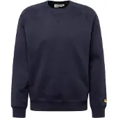 Carhartt WIP Sudadera 'Chase' navy / dorado