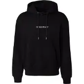 GUESS Sudadera negro / blanco