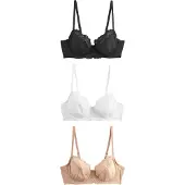 Next Sujetador beige / negro / blanco