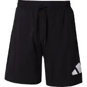 Adidas Pantalón deportivo 'ESSENTIALS BIG LOGO SINGLE JERSEY' negro / blanco