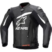 Alpinestars Chaqueta De Cuero GP Plus V4 Black White, Talla: 54