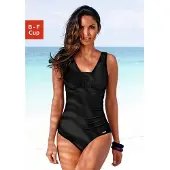 LASCANA Bañador moldeador negro