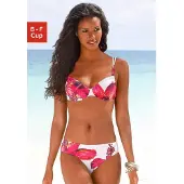 LASCANA Bikini rojo claro / blanco
