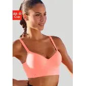 LASCANA Sujetador deportivo naranja neón