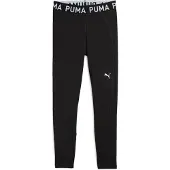 Puma Pantalón deportivo 'Strong' negro / blanco