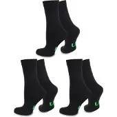 Normani Calcetines verde neón / negro