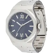 GUESS Reloj analógico 'Emperor' marino / plata