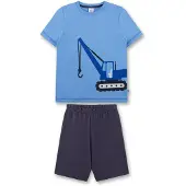 Sanetta Pijama marino / azul oscuro / azul ultramarino / negro
